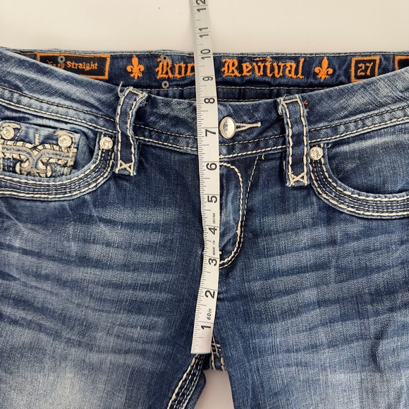 Rock Revival dark wash straight leg jeans - Picture 12 of 12